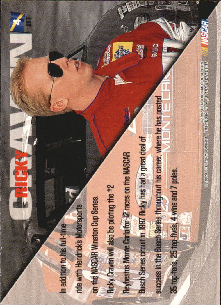 B5110- 1997 Ultra Update Racing #s 1-97 +Inserts -You Pick- 15+ FREE US SHIP - Picture 146 of 167