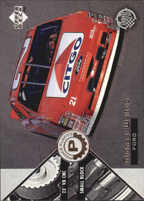 1997 Upper Deck Road To The Cup #58 Michael Waltrip's Car