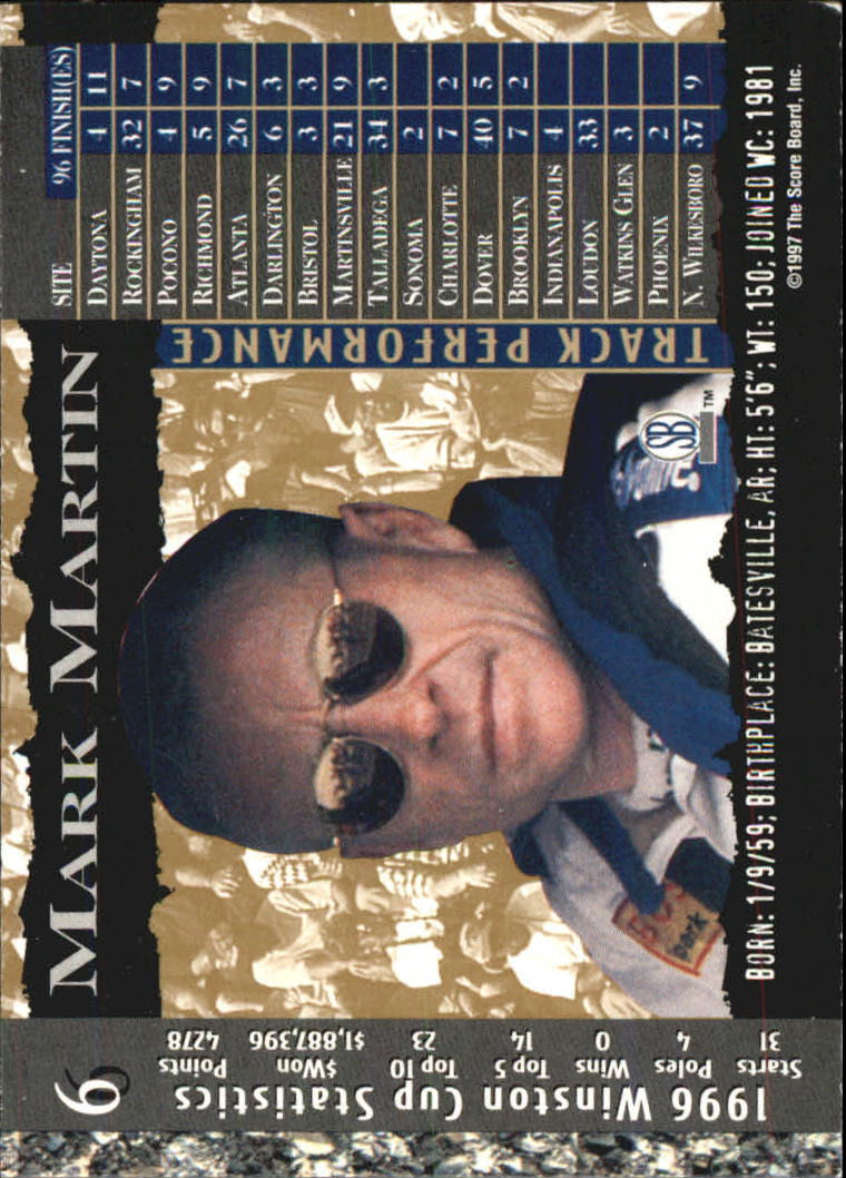 A4787- 1997 Score Board IQ Nascar Race Cards 1-50 -You Pick- 15+ FREE US SHIP - Picture 13 of 93