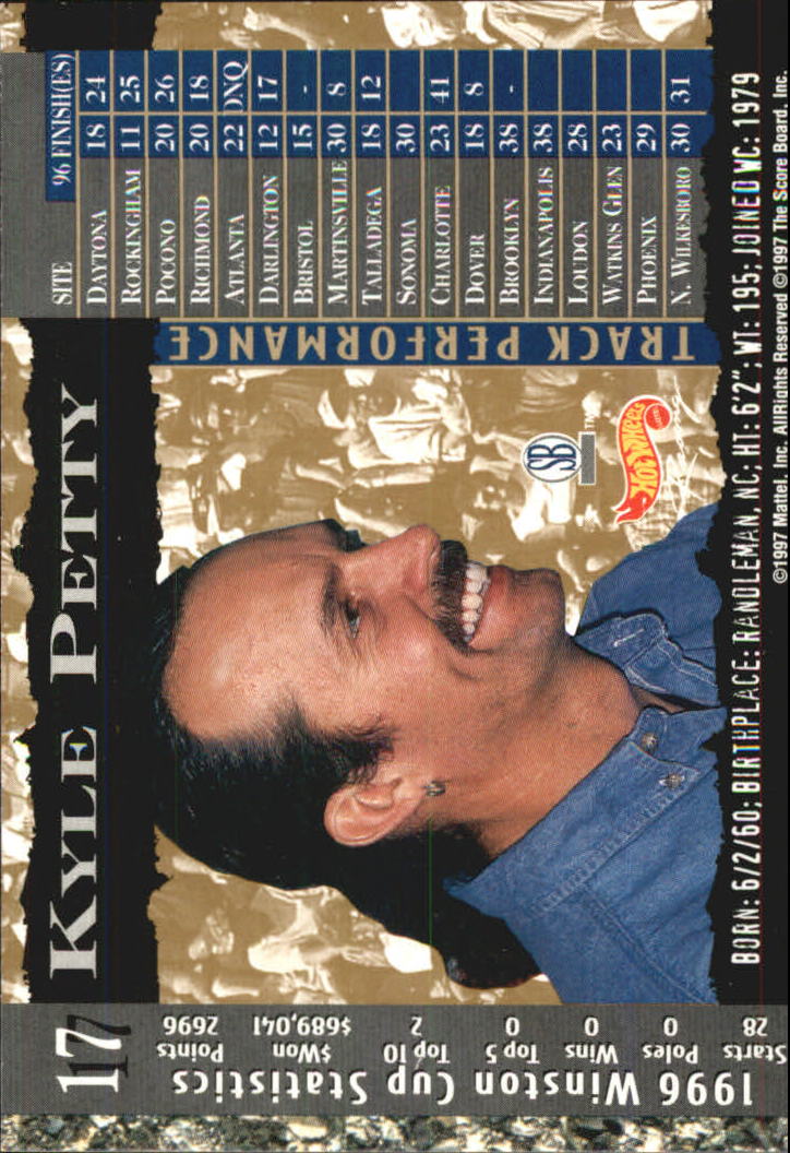 A4787- 1997 Score Board IQ Nascar Race Cards 1-50 -You Pick- 15+ FREE US SHIP - Picture 35 of 93