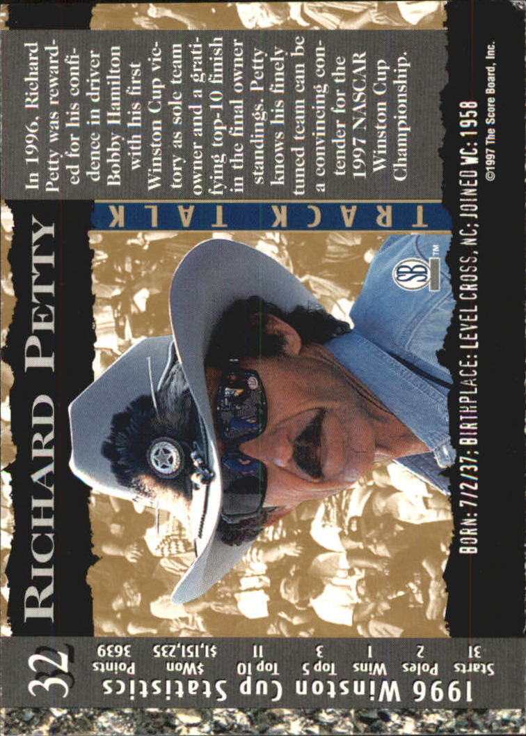 A4787- 1997 Score Board IQ Nascar Race Cards 1-50 -You Pick- 15+ FREE US SHIP - Picture 59 of 93