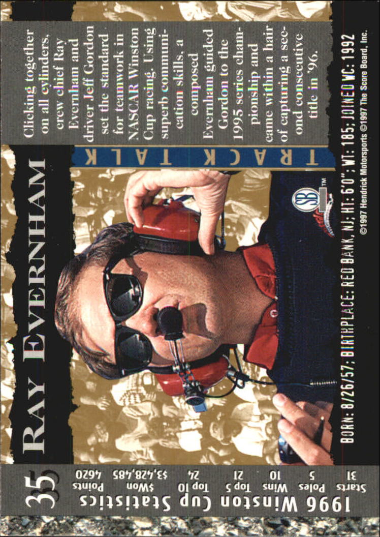 A4787- 1997 Score Board IQ Nascar Race Cards 1-50 -You Pick- 15+ FREE US SHIP - Picture 65 of 93