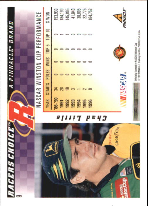 B5864- 1997 Racer's Choice Racing Card #s 1-106 -You Pick- 15+ FREE US SHIP - Picture 19 of 213