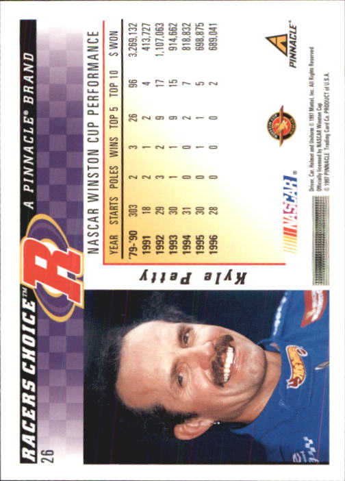 B5864- 1997 Racer's Choice Racing Card #s 1-106 -You Pick- 15+ FREE US SHIP - Picture 53 of 213