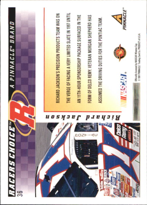B5864- 1997 Racer's Choice Racing Card #s 1-106 -You Pick- 15+ FREE US SHIP - Picture 73 of 213