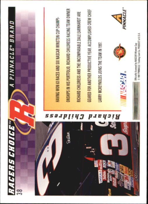 B5864- 1997 Racer's Choice Racing Card #s 1-106 -You Pick- 15+ FREE US SHIP - Picture 77 of 213