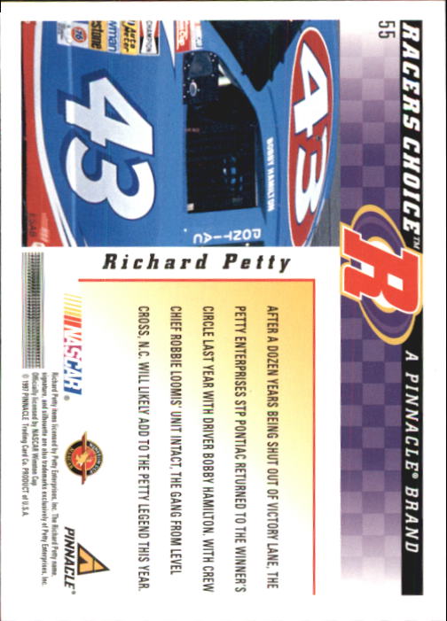 B5864- 1997 Racer's Choice Racing Card #s 1-106 -You Pick- 15+ FREE US SHIP - Picture 111 of 213