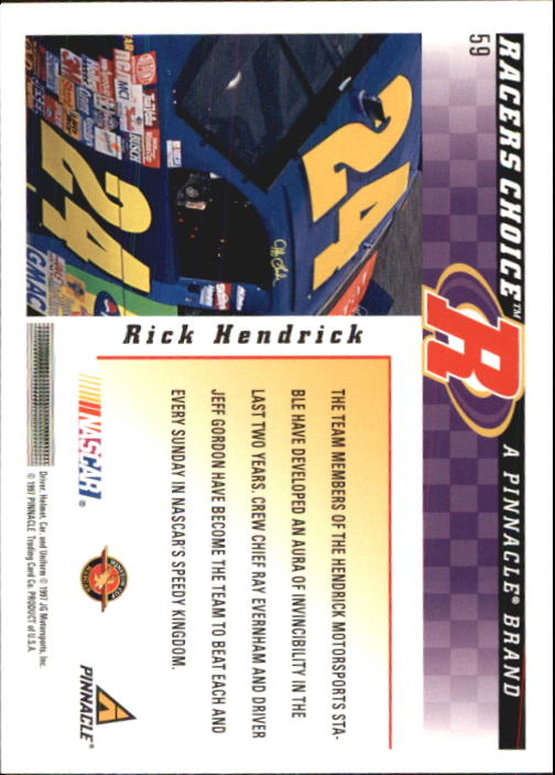 B5864- 1997 Racer's Choice Racing Card #s 1-106 -You Pick- 15+ FREE US SHIP - Picture 119 of 213