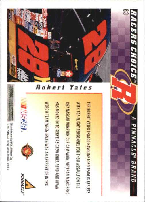 B5864- 1997 Racer's Choice Racing Card #s 1-106 -You Pick- 15+ FREE US SHIP - Picture 127 of 213