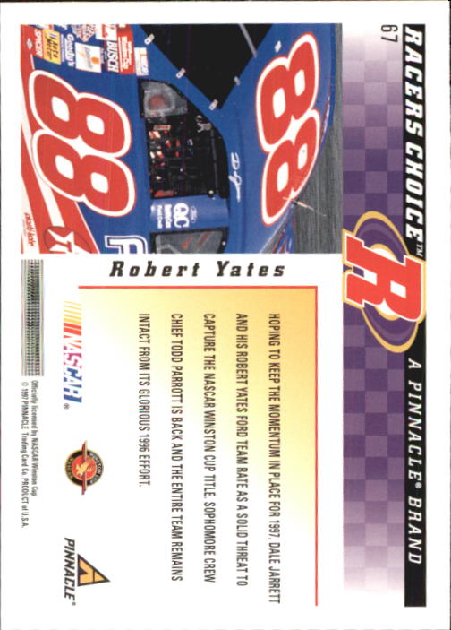 B5864- 1997 Racer's Choice Racing Card #s 1-106 -You Pick- 15+ FREE US SHIP - Picture 135 of 213