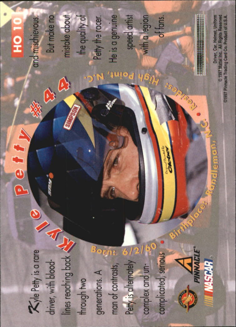 1997 Racer's Choice High Octane #10 Kyle Petty back image