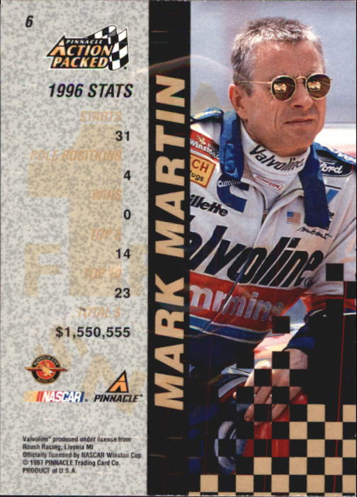 B6264- 1997 Action Packed Racing Card #s 1-86 -You Pick- 15+ FREE US SHIP - Picture 13 of 171