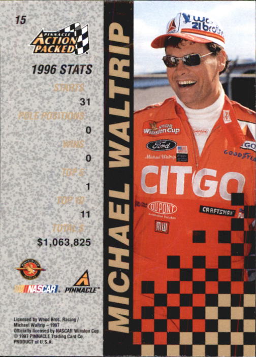 B6264- 1997 Action Packed Racing Card #s 1-86 -You Pick- 15+ FREE US SHIP - Picture 31 of 171