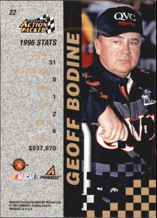 B6264- 1997 Action Packed Racing Card #s 1-86 -You Pick- 15+ FREE US SHIP - Picture 45 of 171