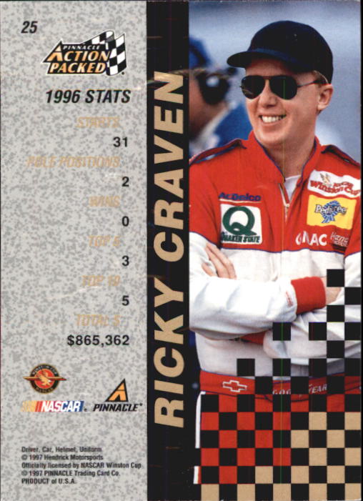 B6264- 1997 Action Packed Racing Card #s 1-86 -You Pick- 15+ FREE US SHIP - Picture 51 of 171