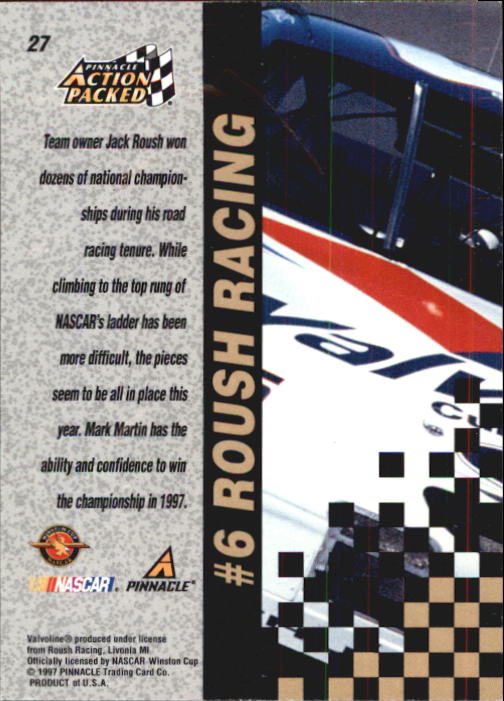 B6264- 1997 Action Packed Racing Card #s 1-86 -You Pick- 15+ FREE US SHIP - Picture 55 of 171