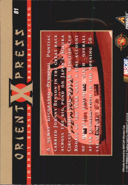 B6264- 1997 Action Packed Racing Card #s 1-86 -You Pick- 15+ FREE US SHIP - Picture 161 of 171