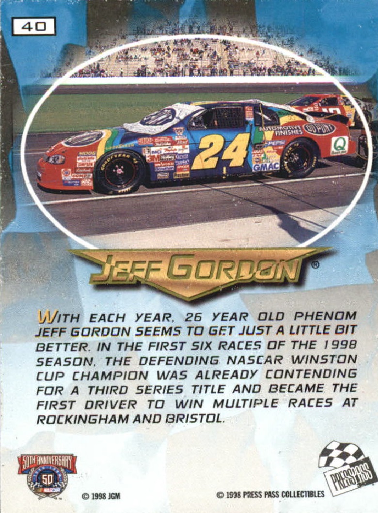 A3041- 1998 VIP Auto Racing Card #s 1-50 +Rookies -You Pick- 15+ FREE US SHIP - Picture 79 of 99