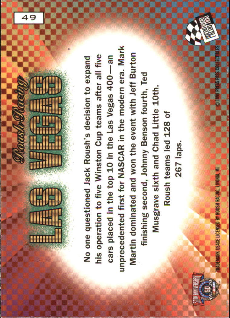 A3041- 1998 VIP Auto Racing Card #s 1-50 +Rookies -You Pick- 15+ FREE US SHIP - Picture 97 of 99