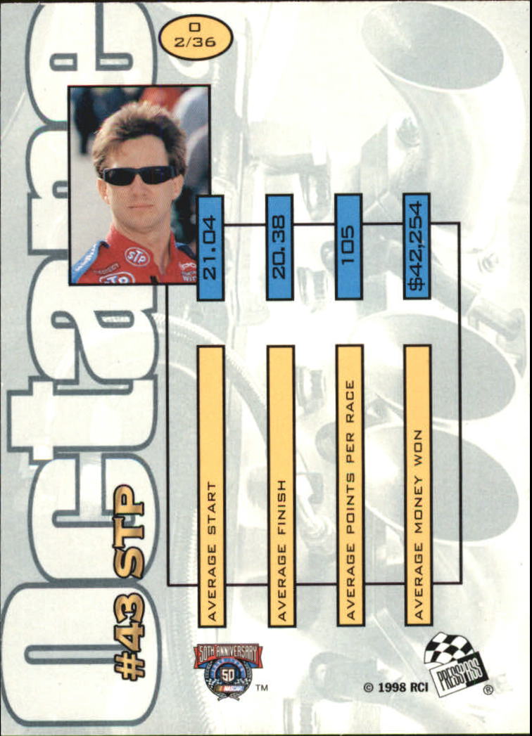 1998 Press Pass Stealth Racing Card Pick (Inserts) - Bild 21 von 34
