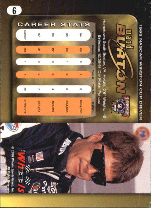 A3257- 1998 Wheels Auto Race Cards 1-100 +Inserts -You Pick- 15+ FREE US SHIP - Picture 11 of 174