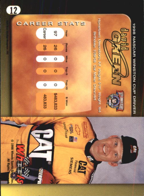 A3257- 1998 Wheels Auto Race Cards 1-100 +Inserts -You Pick- 15+ FREE US SHIP - Picture 19 of 174