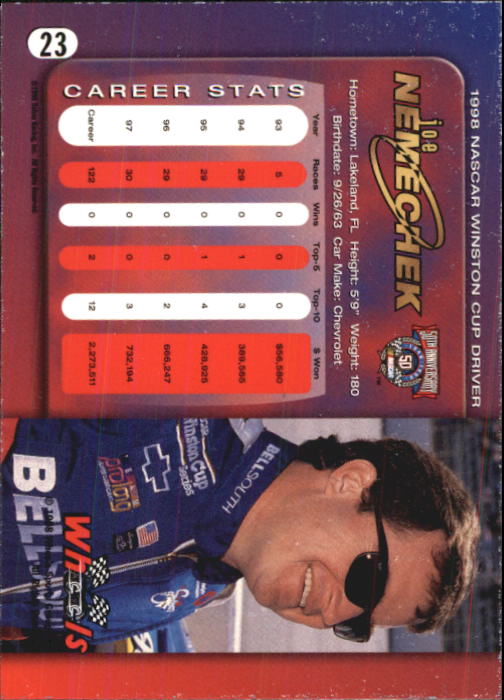 A3257- 1998 Wheels Auto Race Cards 1-100 +Inserts -You Pick- 15+ FREE US SHIP - Picture 39 of 174
