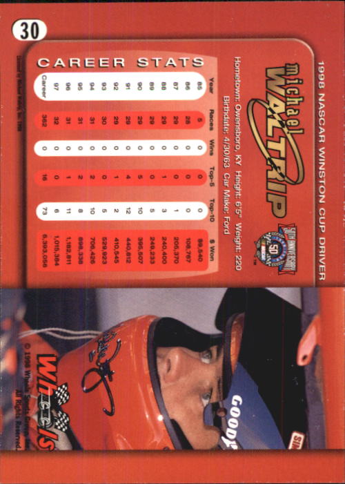A3257- 1998 Wheels Auto Race Cards 1-100 +Inserts -You Pick- 15+ FREE US SHIP - Picture 53 of 174