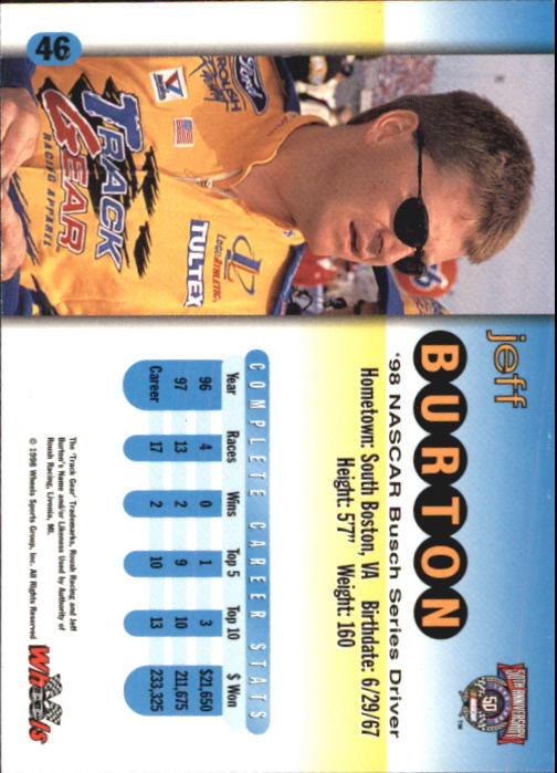 A3257- 1998 Wheels Auto Race Cards 1-100 +Inserts -You Pick- 15+ FREE US SHIP - Picture 81 of 174