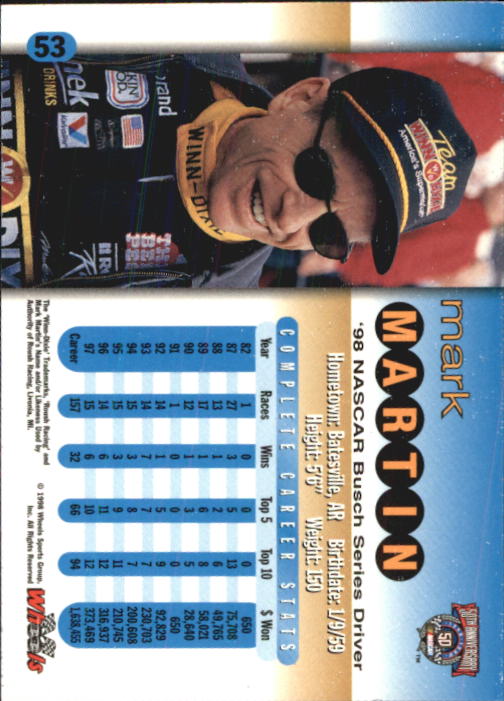 A3257- 1998 Wheels Auto Race Cards 1-100 +Inserts -You Pick- 15+ FREE US SHIP - Picture 91 of 174