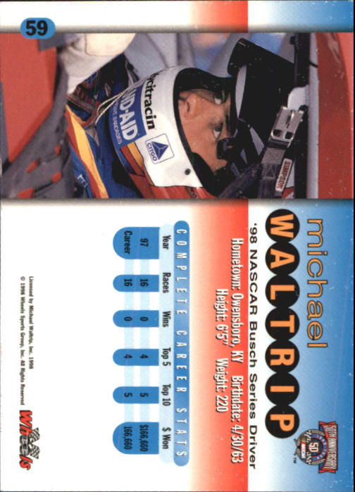 A3257- 1998 Wheels Auto Race Cards 1-100 +Inserts -You Pick- 15+ FREE US SHIP - Picture 97 of 174