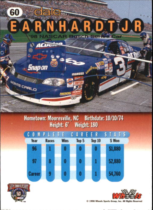 A3257- 1998 Wheels Auto Race Cards 1-100 +Inserts -You Pick- 15+ FREE US SHIP - Picture 99 of 174