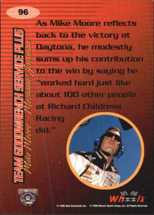 A3257- 1998 Wheels Auto Race Cards 1-100 +Inserts -You Pick- 15+ FREE US SHIP - Picture 145 of 174