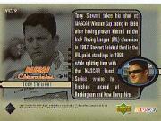1999 Upper Deck Road to the Cup NASCAR Chronicles #NC19 Tony Stewart back image