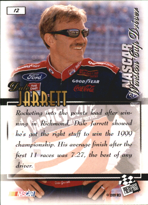 B0997- 1999 VIP Auto Racing Card #s 1-50 +Inserts -You Pick- 15+ FREE US SHIP - Picture 23 of 114