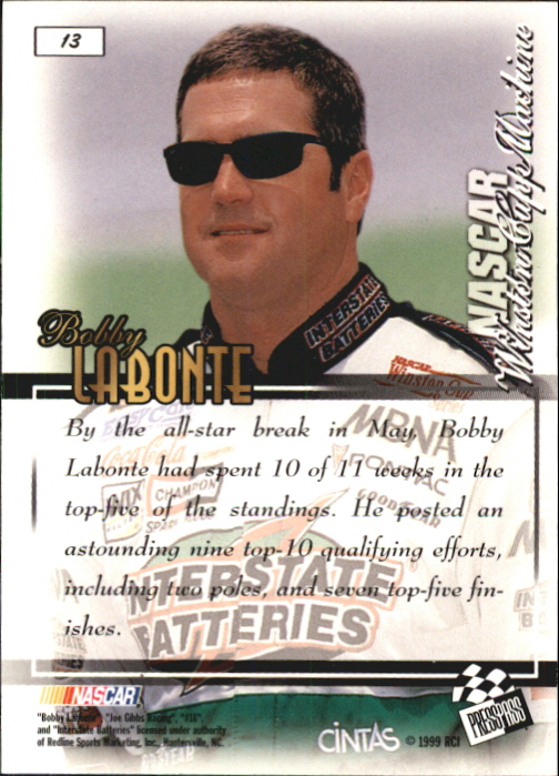B0997- 1999 VIP Auto Racing Card #s 1-50 +Inserts -You Pick- 15+ FREE US SHIP - Picture 25 of 114