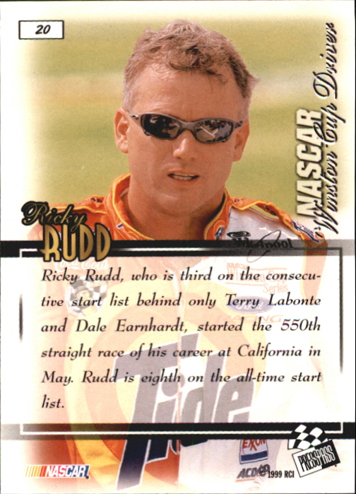 B0997- 1999 VIP Auto Racing Card #s 1-50 +Inserts -You Pick- 15+ FREE US SHIP - Picture 37 of 114