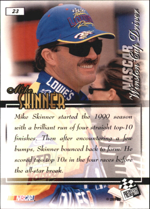 B0997- 1999 VIP Auto Racing Card #s 1-50 +Inserts -You Pick- 15+ FREE US SHIP - Picture 43 of 114