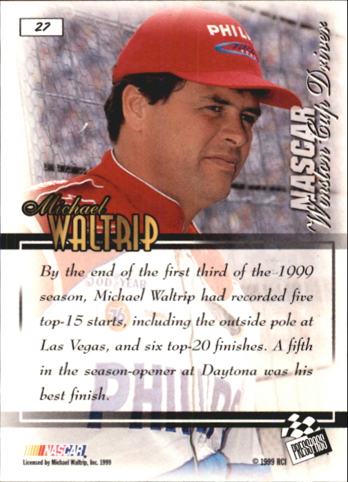 B0997- 1999 VIP Auto Racing Card #s 1-50 +Inserts -You Pick- 15+ FREE US SHIP - Picture 51 of 114