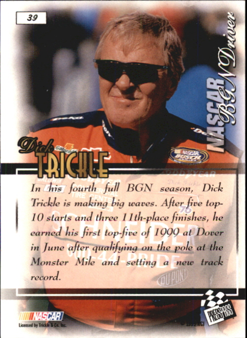 B0997- 1999 VIP Auto Racing Card #s 1-50 +Inserts -You Pick- 15+ FREE US SHIP - Picture 75 of 114