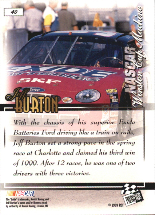 B0997- 1999 VIP Auto Racing Card #s 1-50 +Inserts -You Pick- 15+ FREE US SHIP - Picture 77 of 114