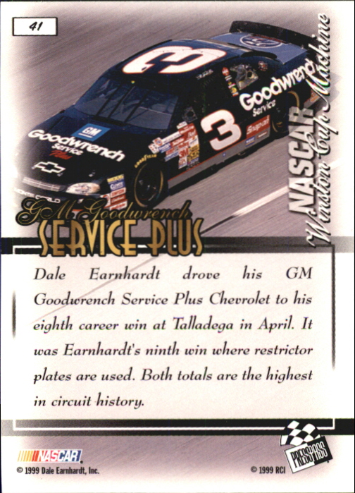 B0997- 1999 VIP Auto Racing Card #s 1-50 +Inserts -You Pick- 15+ FREE US SHIP - Picture 79 of 114