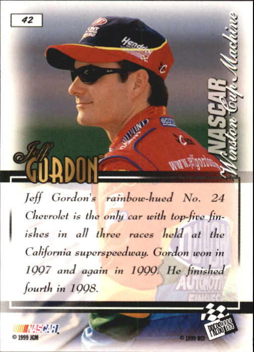 B0997- 1999 VIP Auto Racing Card #s 1-50 +Inserts -You Pick- 15+ FREE US SHIP - Picture 81 of 114