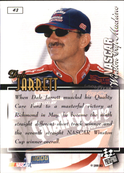 B0997- 1999 VIP Auto Racing Card #s 1-50 +Inserts -You Pick- 15+ FREE US SHIP - Picture 83 of 114