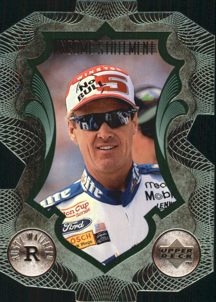 1999 Upper Deck Victory Circle Income Statement #IS4 Rusty Wallace
