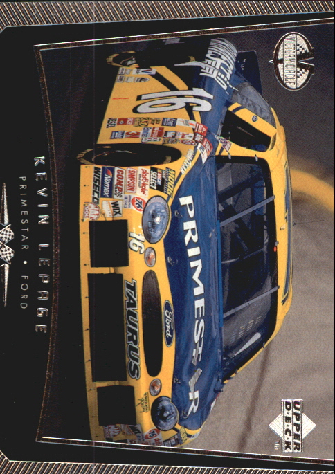 1999 Upper Deck Victory Circle #62 Kevin Lepage's Car