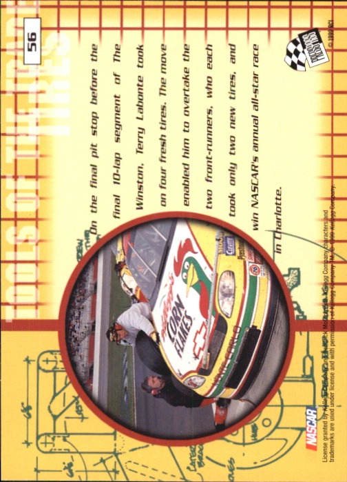 1999 Press Pass Stealth #56 Kelloggs Tires TT back image