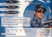 1999 Press Pass Premium #43 Jeff Gordon back image