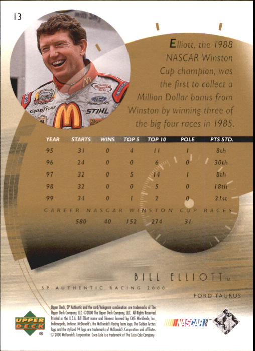 B4779- 2000 SP Authentic Golf Cards 1-45 +Rookies -You Pick- 15+ FREE US SHIP - Picture 27 of 91