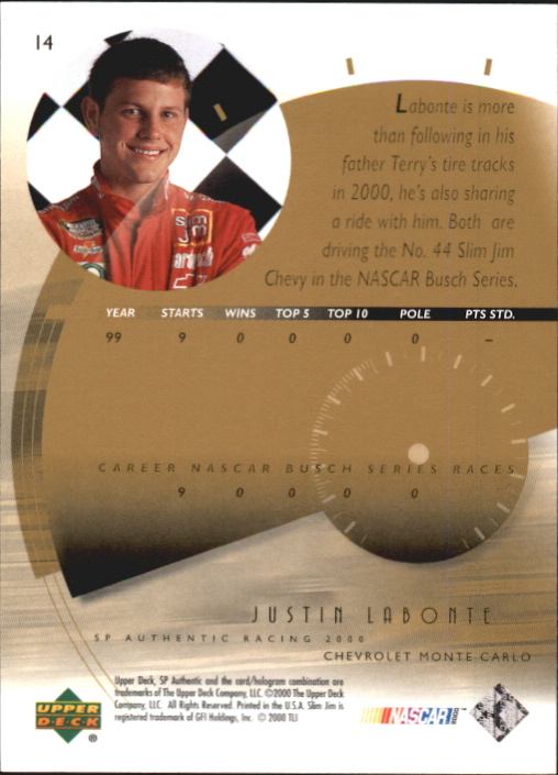 B4779- 2000 SP Authentic Golf Cards 1-45 +Rookies -You Pick- 15+ FREE US SHIP - Picture 29 of 91